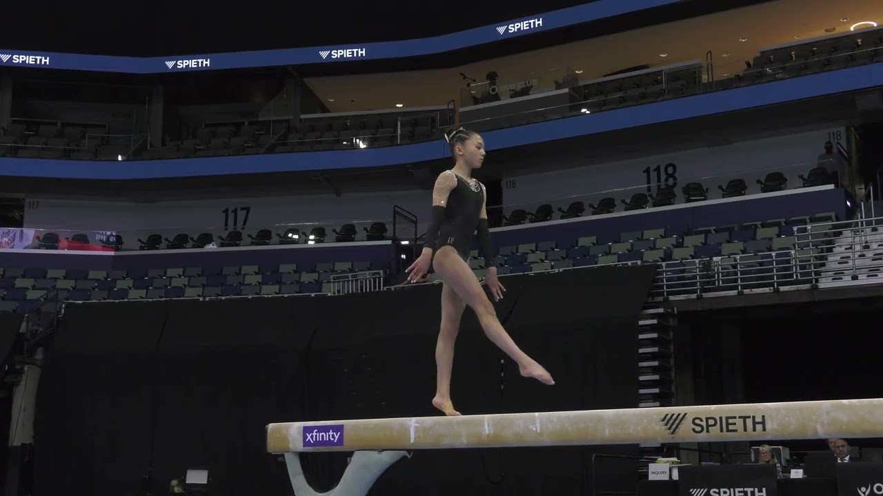 Vivi Crain -  Balance Beam -  2025 Xfinity U.S. Championships  - Junior Women Day 1