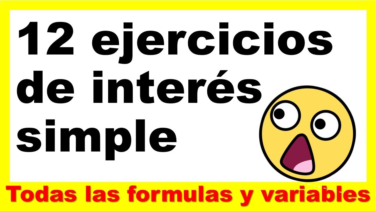 INTERES SIMPLE ☝🤓 Ejercicios Resueltos