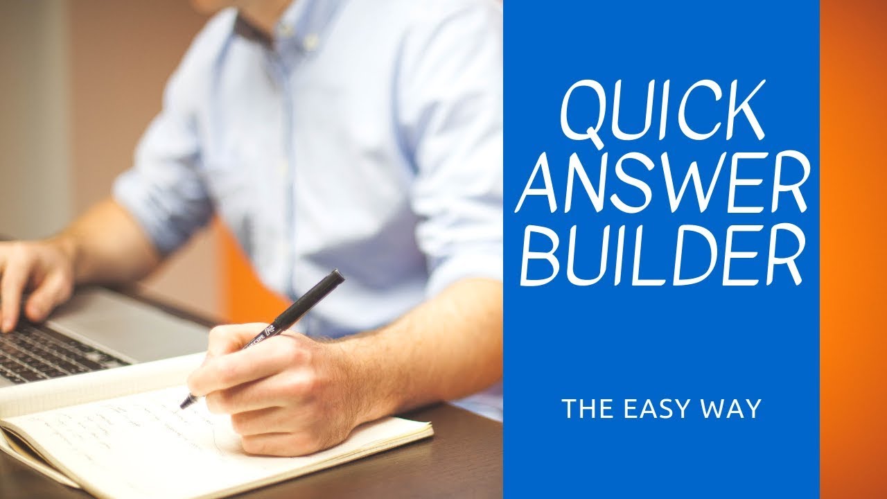 Learn English with Quick Answer Builder Video Lesson Intro