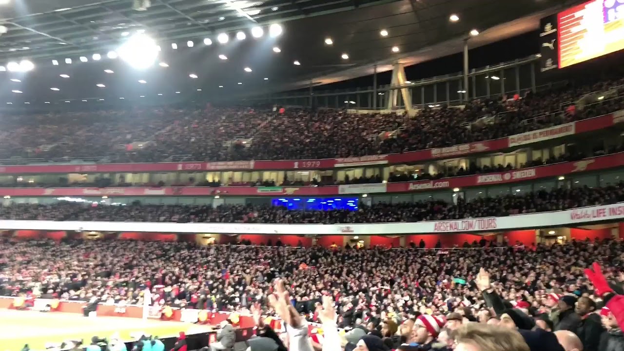 Arsenal Fans Singing &ldquo;Greatest Team The World Has Ever Seen&rdquo; | Chant |