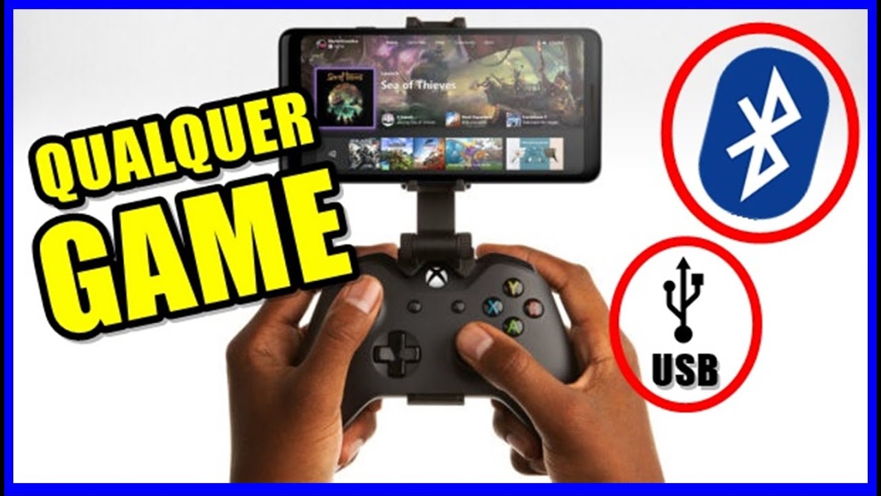 COMO JOGAR QUALQUER GAME COM CONTROLE BLUETOOTH OU USB NO CELULAR / TABLET | CANAL IODROID