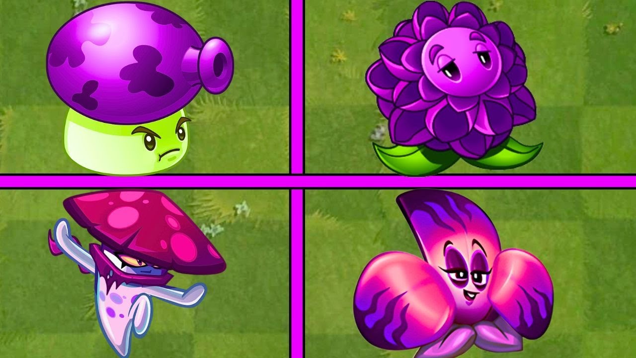 Plants Vs Zombies 2 All Pink Plants Team Battelz- Who Will Win_ Team Plants Vs Team Plants