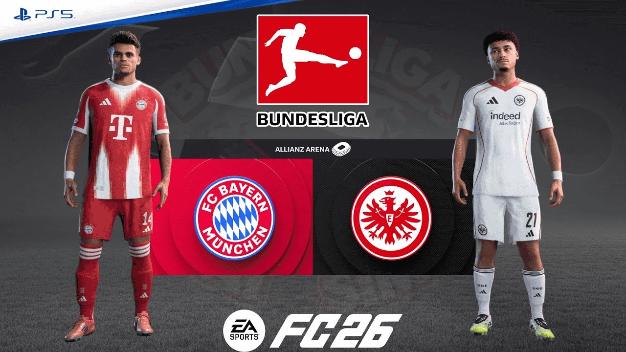 Bayern Munich v Frankfurt | Bundesliga 25/26 Matchday 23 | Match Simulation | FC 26 – PS5™[4K]