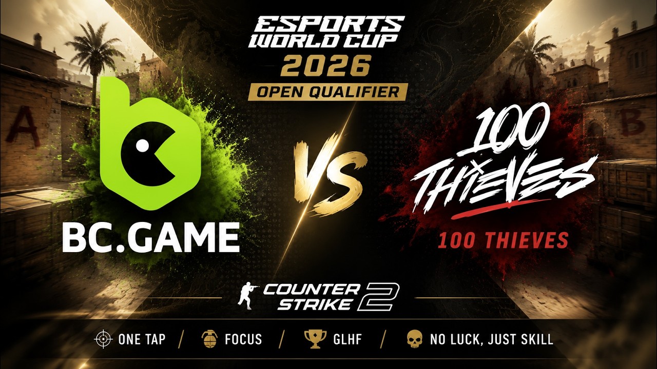 100 Thieves vs BC.Game Esports World Cup 2026 Open Qualifier CS2 Highlights