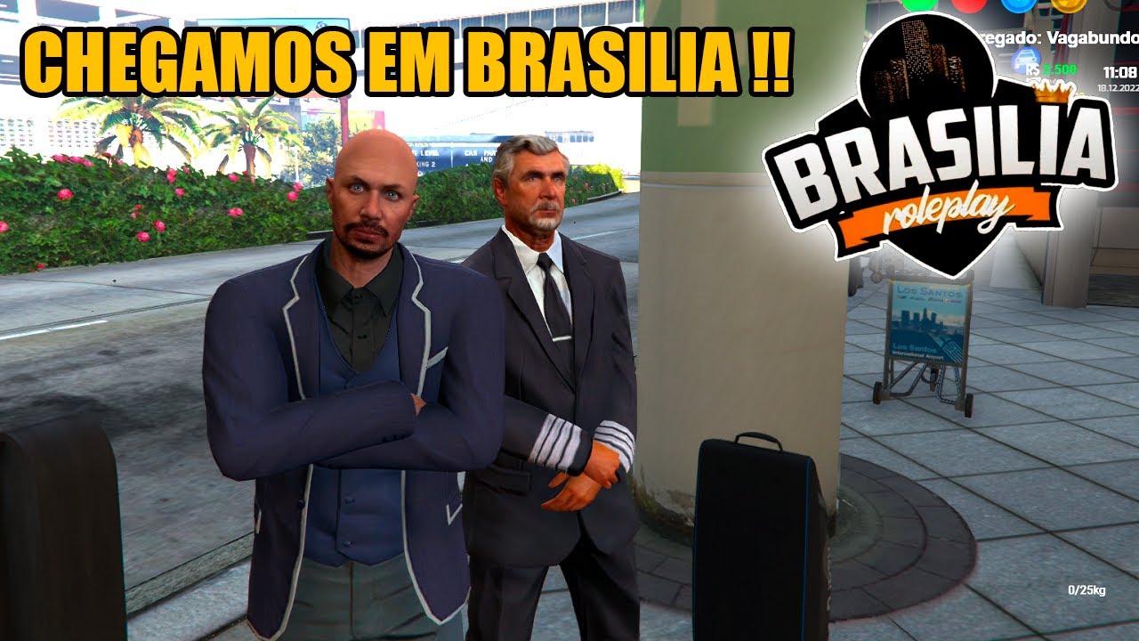 O CARECA MAIS LINDO CHEGOU EM BRASILIA AGORA PARTIU TRABALHAR - BRASILIA RP #01 (INÍCIO DE WIPE)