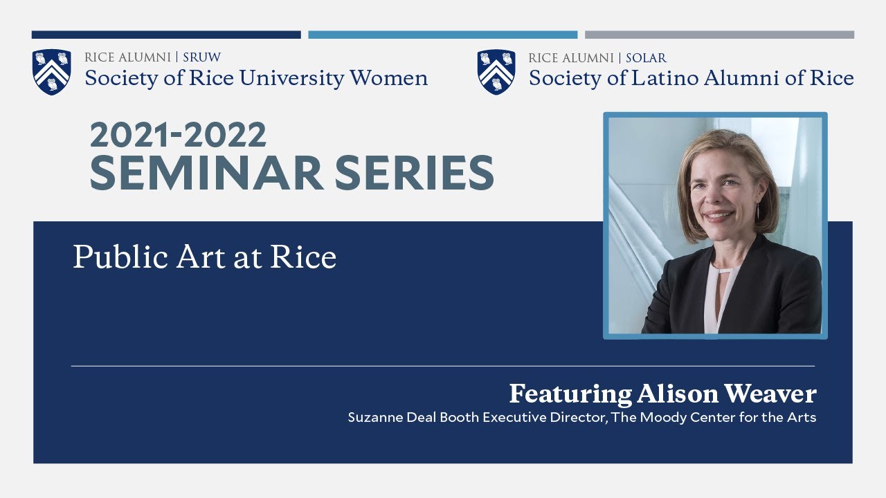 SRUW Seminar: Alison Weaver on Public Art at Rice