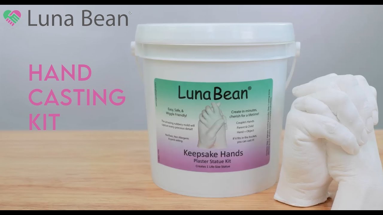 Luna Bean Keepsake DIY Hand Casting Kit Tutorial | How To Hand Casting |  Latest Version