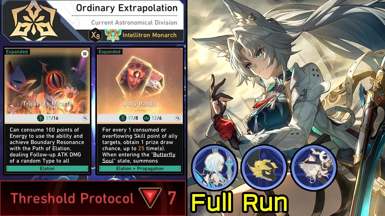 Feixiao Elation Path with Jolly Bandit Full Run | DU Protean Hero Ordinary Protocol 7