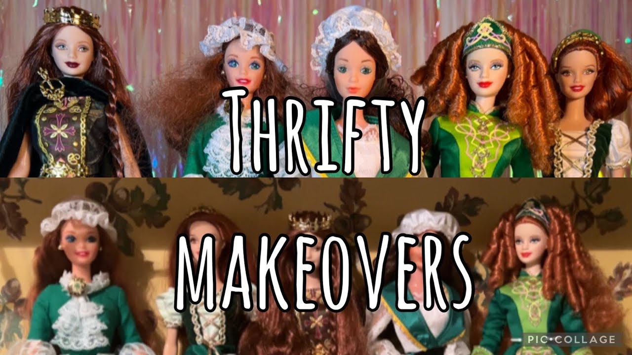 Fixing up my Irish Barbie Dolls of the World