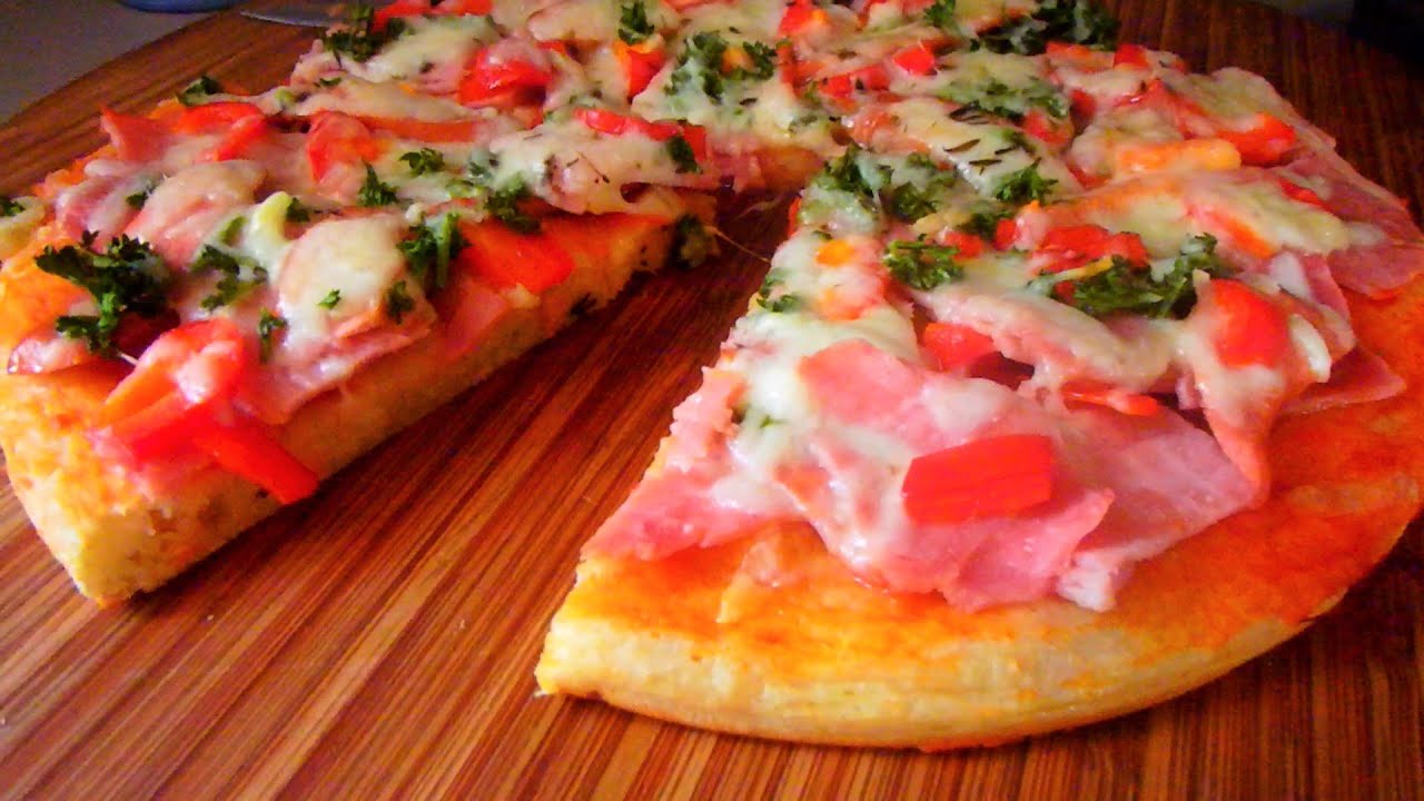 ПИЦЦА-ДЮКАН.Тесто без муки!Супер вкусная PiZZa