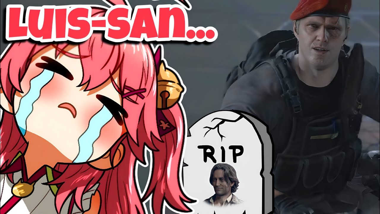 Sakura Miko reacts to Luis Death and Krauser first appearance