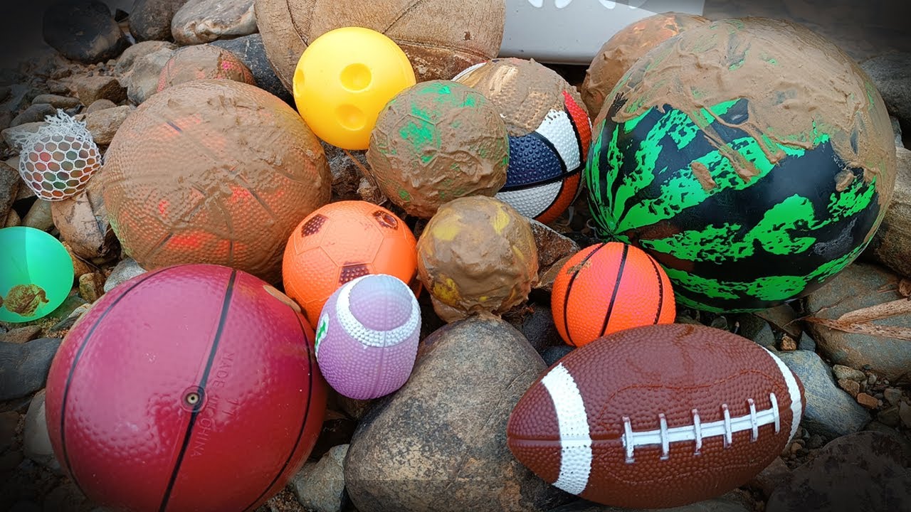 Membersihkan Bola Berlumpur, Bola Basket, Bola Semangka, Bola Sepak