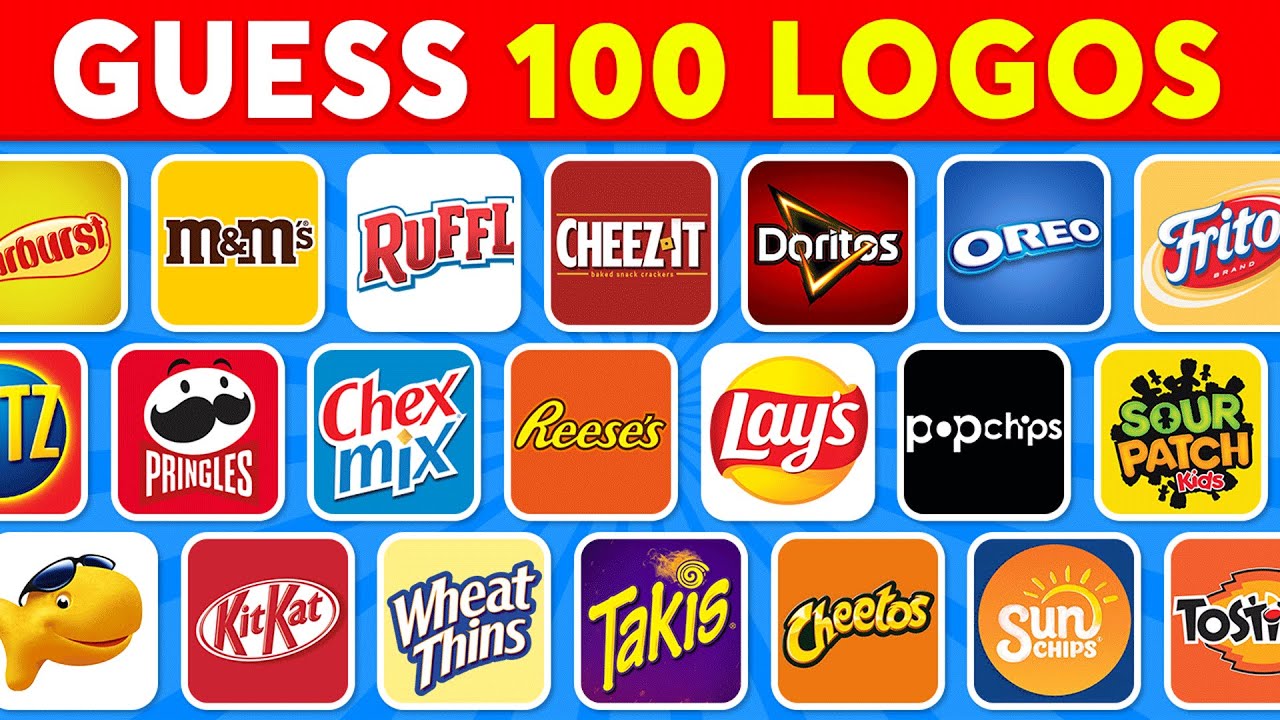 Guess The Snack Logo in 3 Seconds! | 100 Famous Logos 🍔🍫 Logo Quiz 2024
