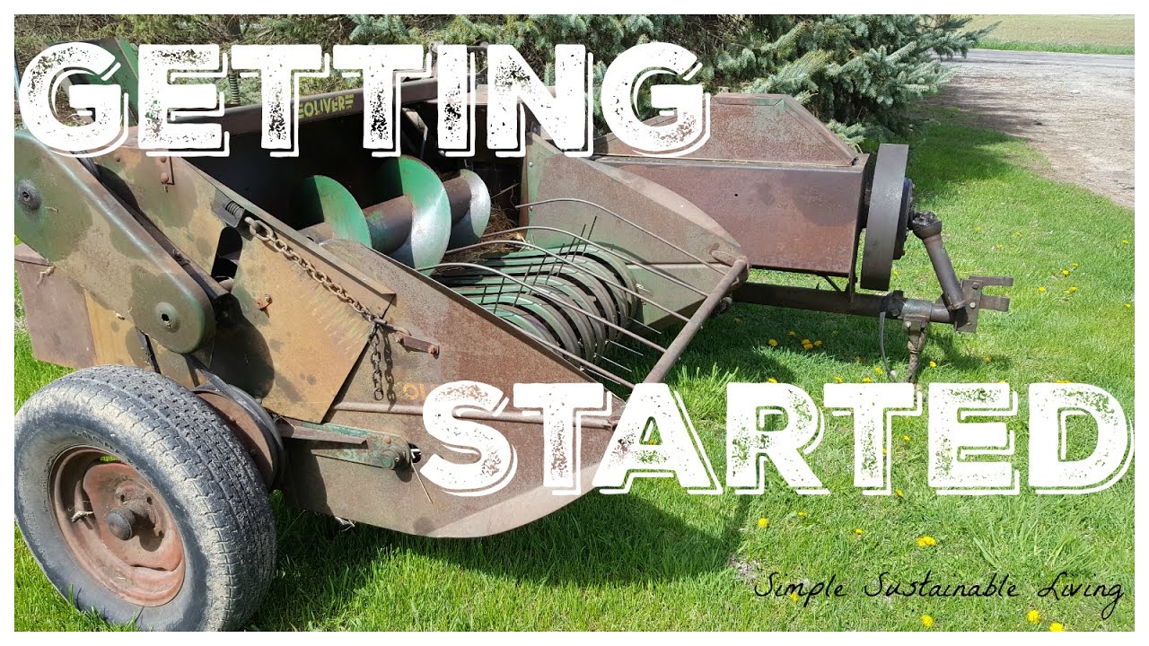 What do you need to harvest hay?
