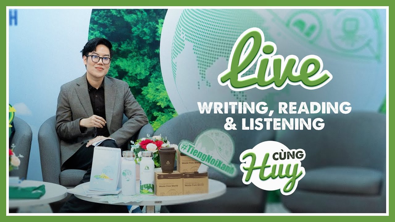 Full live 3 kỹ năng Wri, Read, Lis c&ugrave;ng Huy Forum 9.0 IELTS | THE FORUM CENTER
