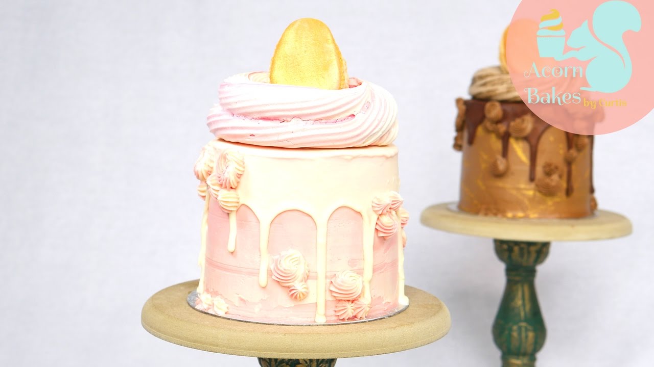 MINI RASPBERRY WHITE CHOCOLATE EASTER CAKE | Cake Tutorial | Acorn Bakes
