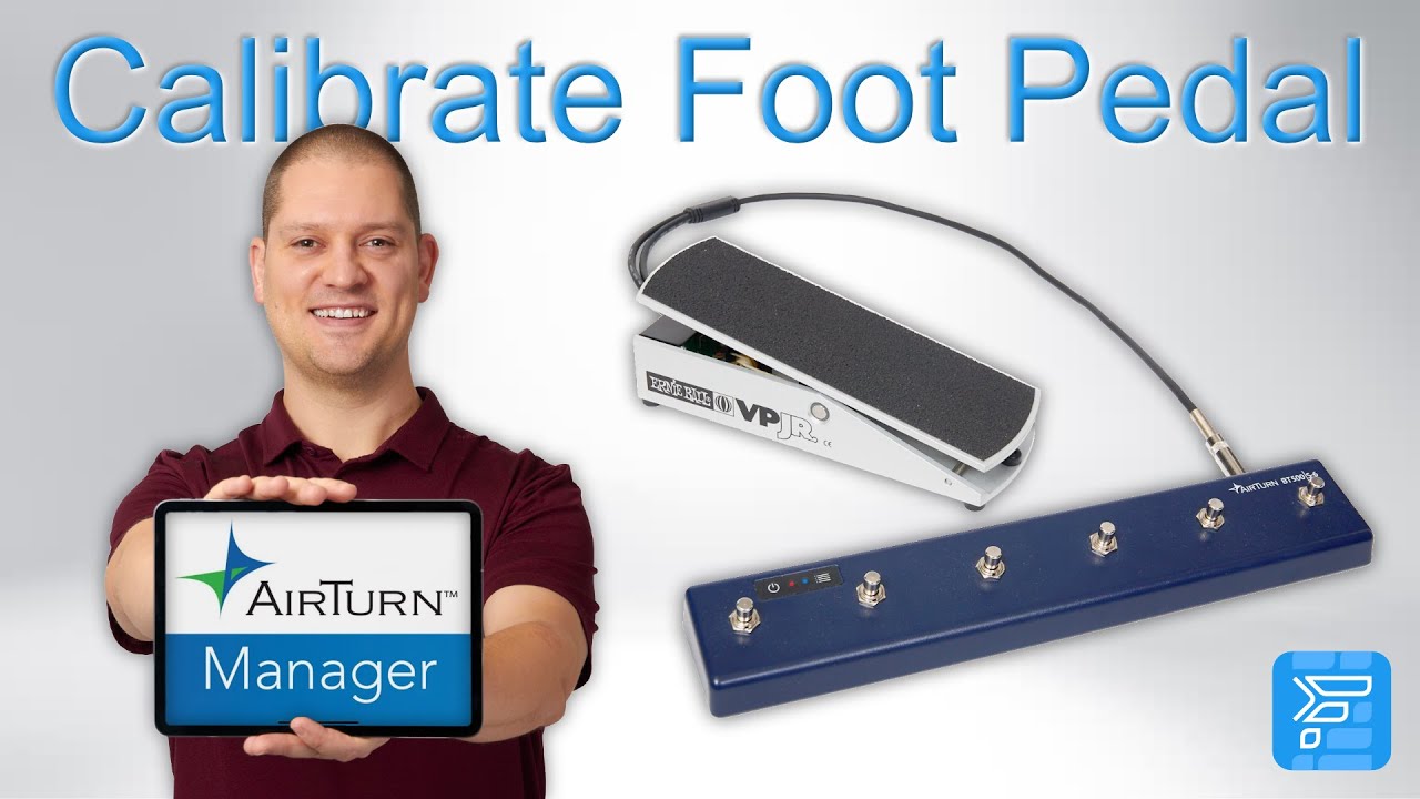 Calibrate Ernie Ball Analog Pedal for Teleprompter