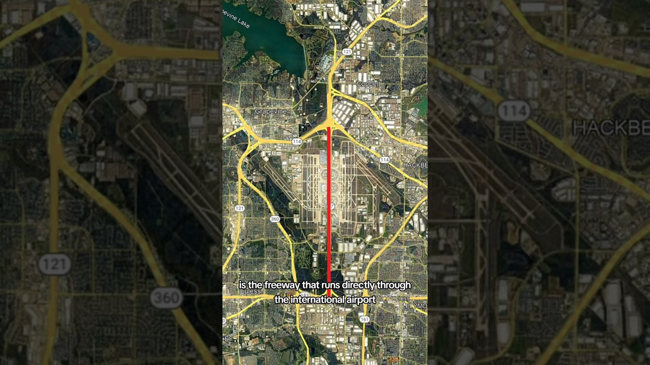 Dallas's Terrible Airport Freeway Layout #geography