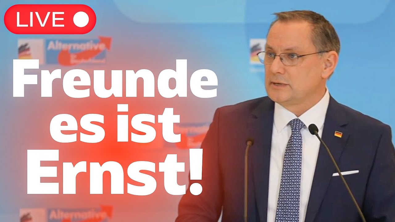 Tino Chrupalla spricht die Gasmangellage in Deutschland an!