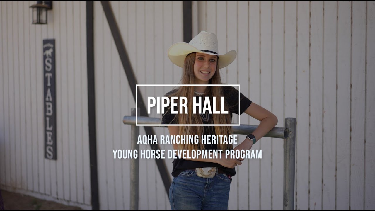 2025 AQHA Young Horse Development Program Application - Piper Hall