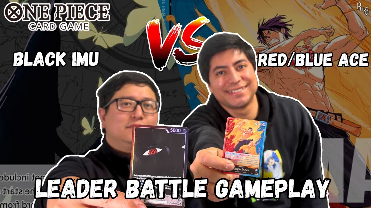 OP13 Leader Battle Test: Black Imu VS Red/Blue Ace