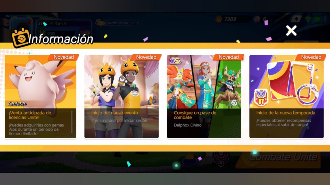 Nuevas temporadas en ranked y battle pass (temporada 7 y 11) 🎁 - Pokemon Unite