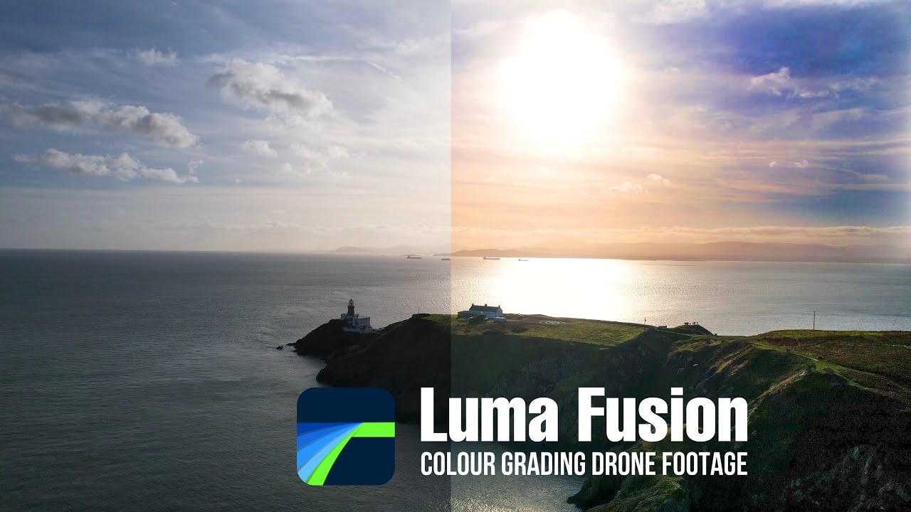 Colour Grading Drone Footage on Luma Fusion