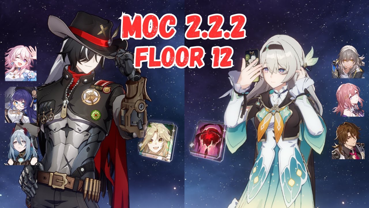 Boothill & Firefly with 4 stars | MoC 2.2.2 Floor 12 | Honkai: Star Rail