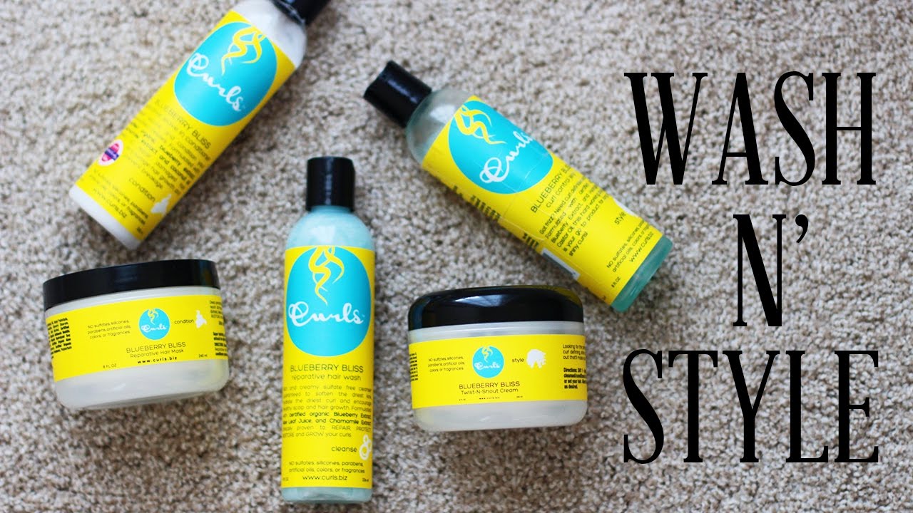 Curls Blueberry Bliss Collection // WASH N' STYLE #6 | Gina Marie