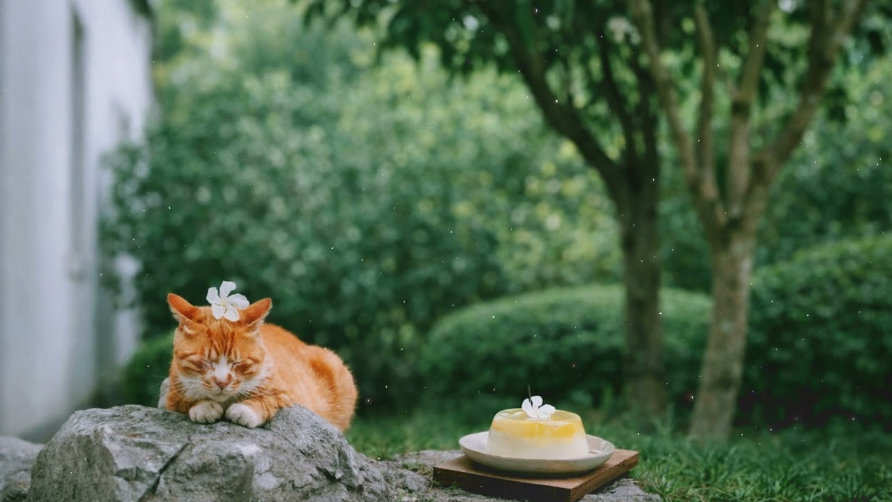 Soft Study Music 💛🍯 Yuzu Honey Panna Cotta | Clean Instrumental for Work and Reading