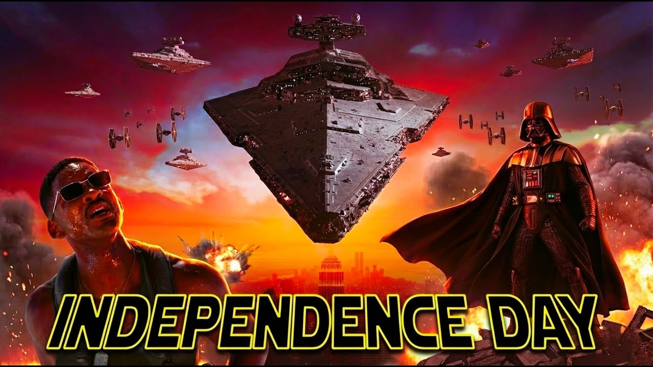 Independence Day... but the Empire is invading Earth
