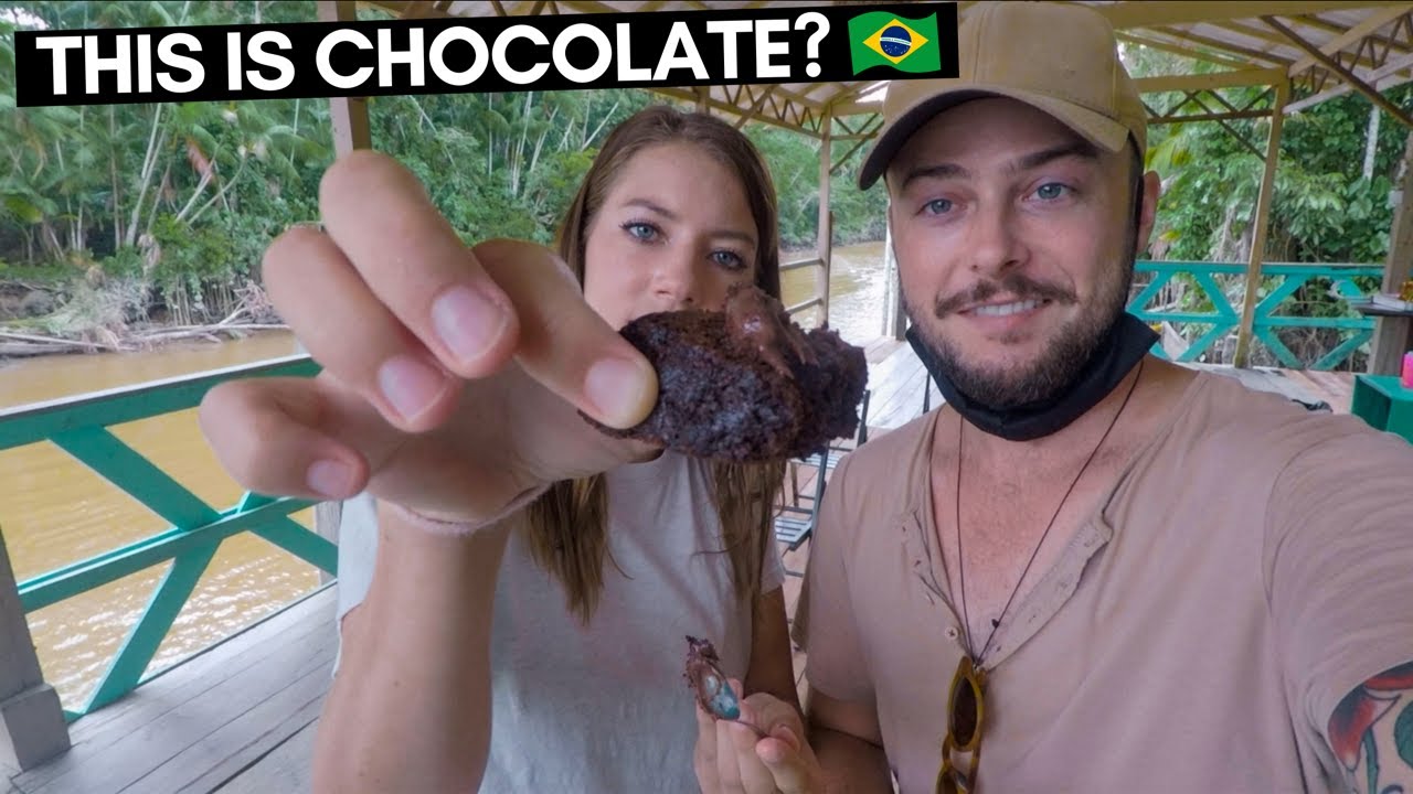 BOAT TRIP IN THE AMAZON 🇧🇷 THIS IS WHERE CHOCOLATE COMES FROM? | COMBU ISLAND