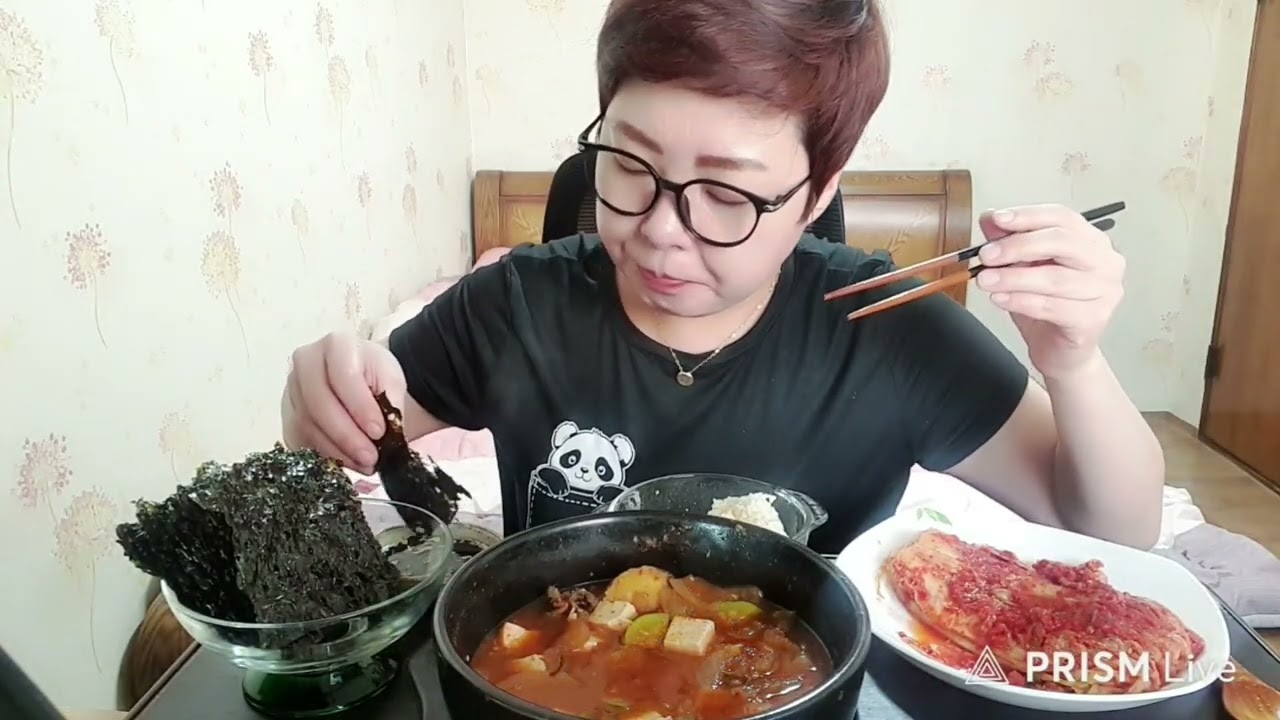 김. 비싼값 합니다..#집밥#먹방#전복된찌#김장김치#mukbang