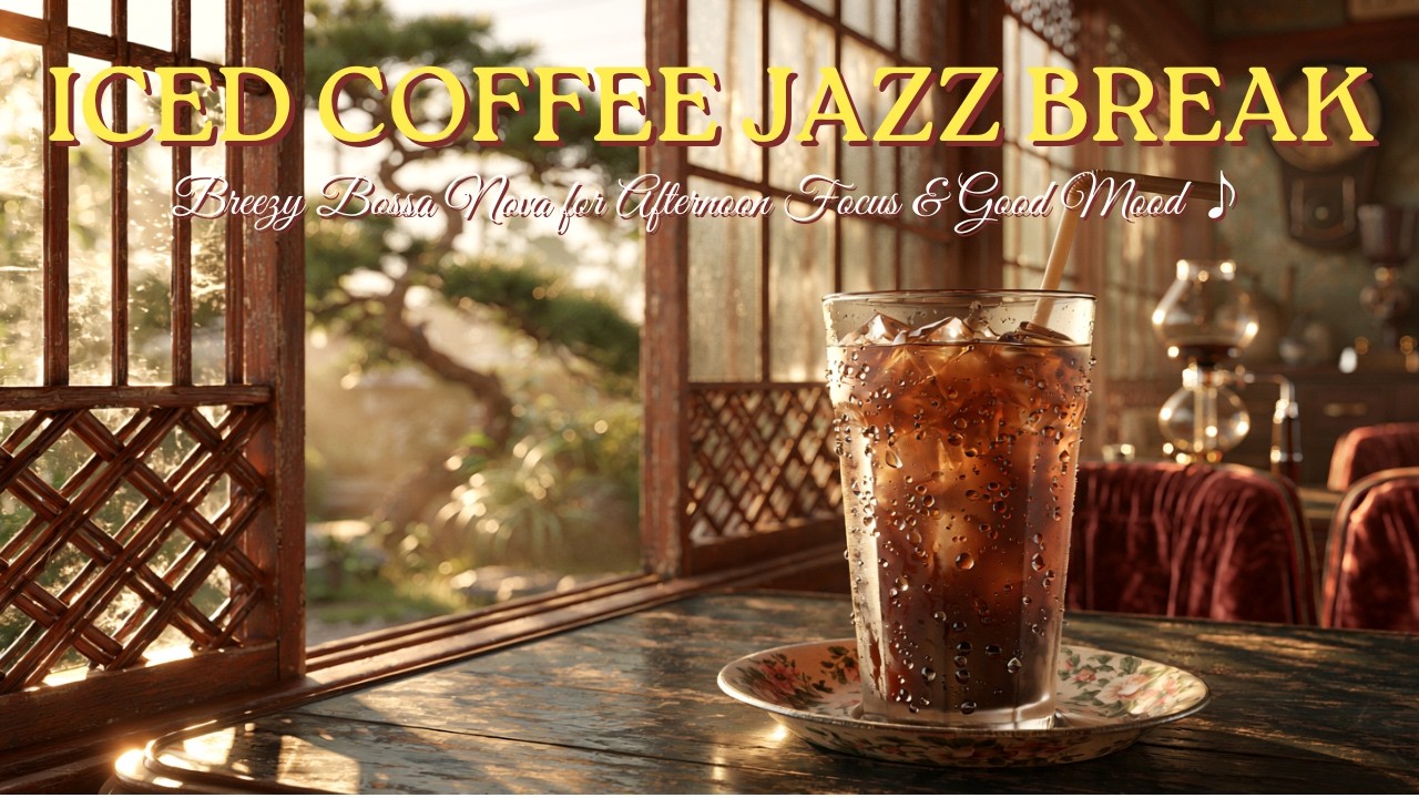 Iced Coffee Jazz Break ☕ Breezy Bossa Nova for Afternoon Focus & Good Mood