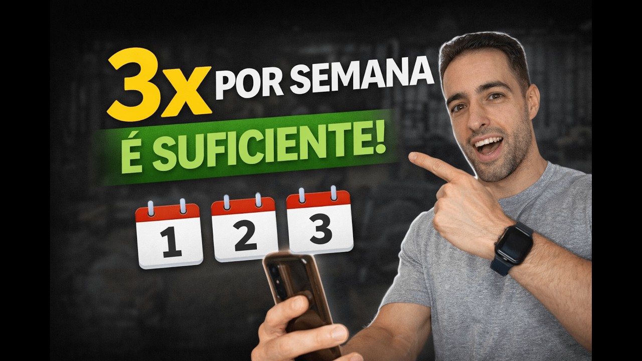 Quantas vezes por semana deves treinar?