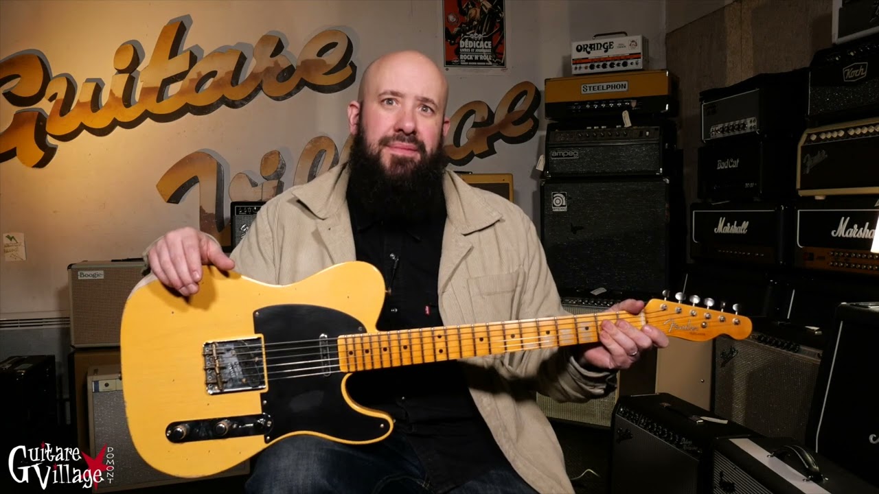 Fender CS Tele 50 Tomatillo - Guitare Village