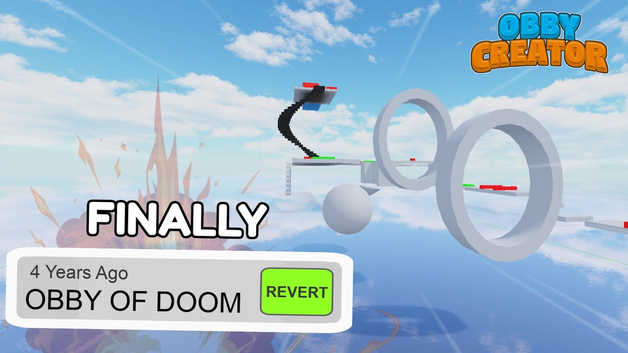 Играю в свои самые старые Obbie (Roblox Obbie Creator)