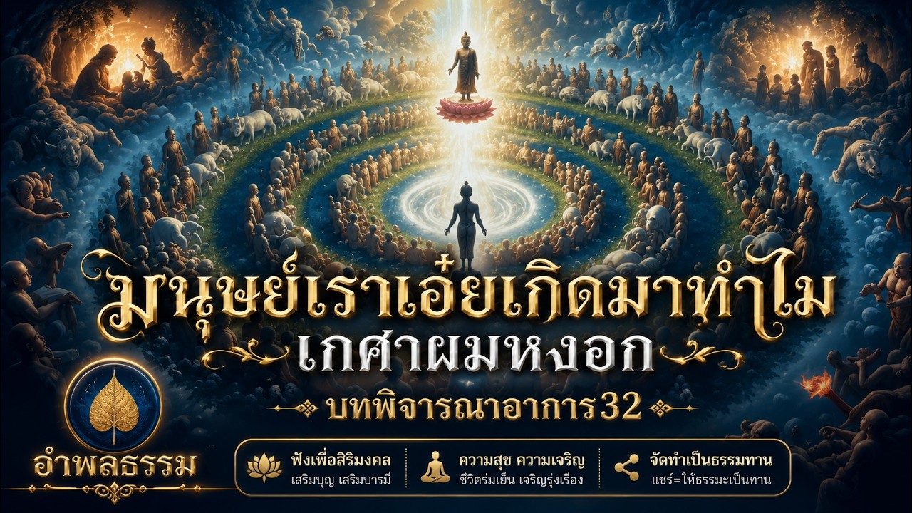มนุษย์เราเอ๋ยเกิดมาทำไม, เกศาผมหงอก, บทพิจารณาอาการ32