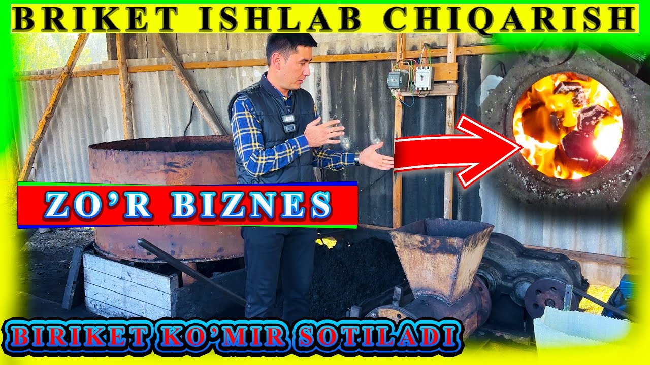 BRIKET APARAT NARXLARI VA ISHLAB CHIQARISH BRIKET KOMIR SOTUVDA BOR