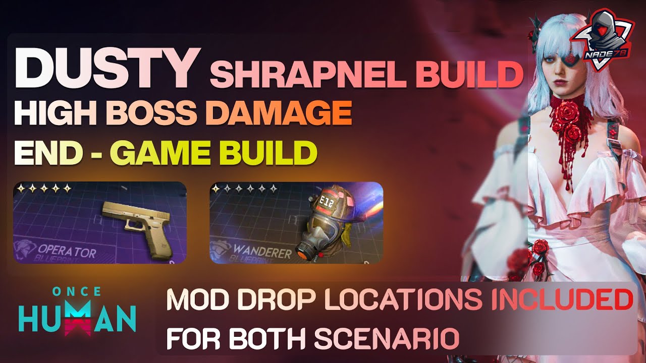 Try out this HIGH DPS Underrated Shrapnel G17 Dusty Pistol build in Once Human [Manibus+WOW]
