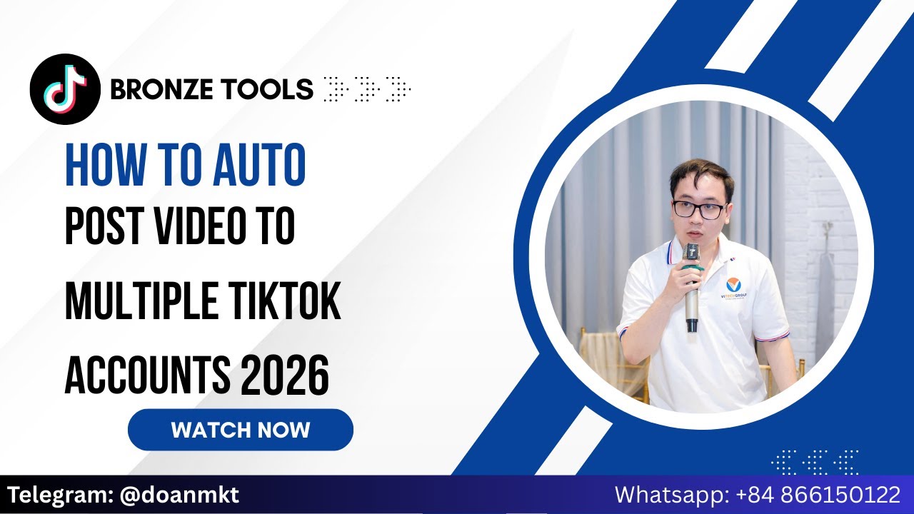 Auto Post Video To Multiple Tiktok Accounts 2026 | Tiktok Bot