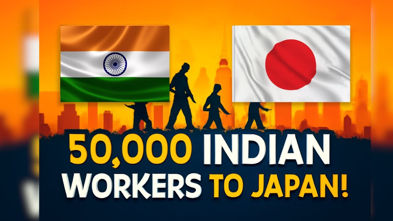 India-Japan 2025 Agreement: 50,000 Indian Workers to Japan | Job Opportunities & Protests Explained