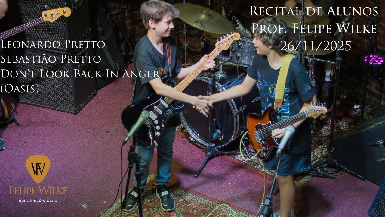Don't Look Back In Anger (Oasis) - Leonardo Pretto e Sebastião Pretto - Recital 25/11/2025