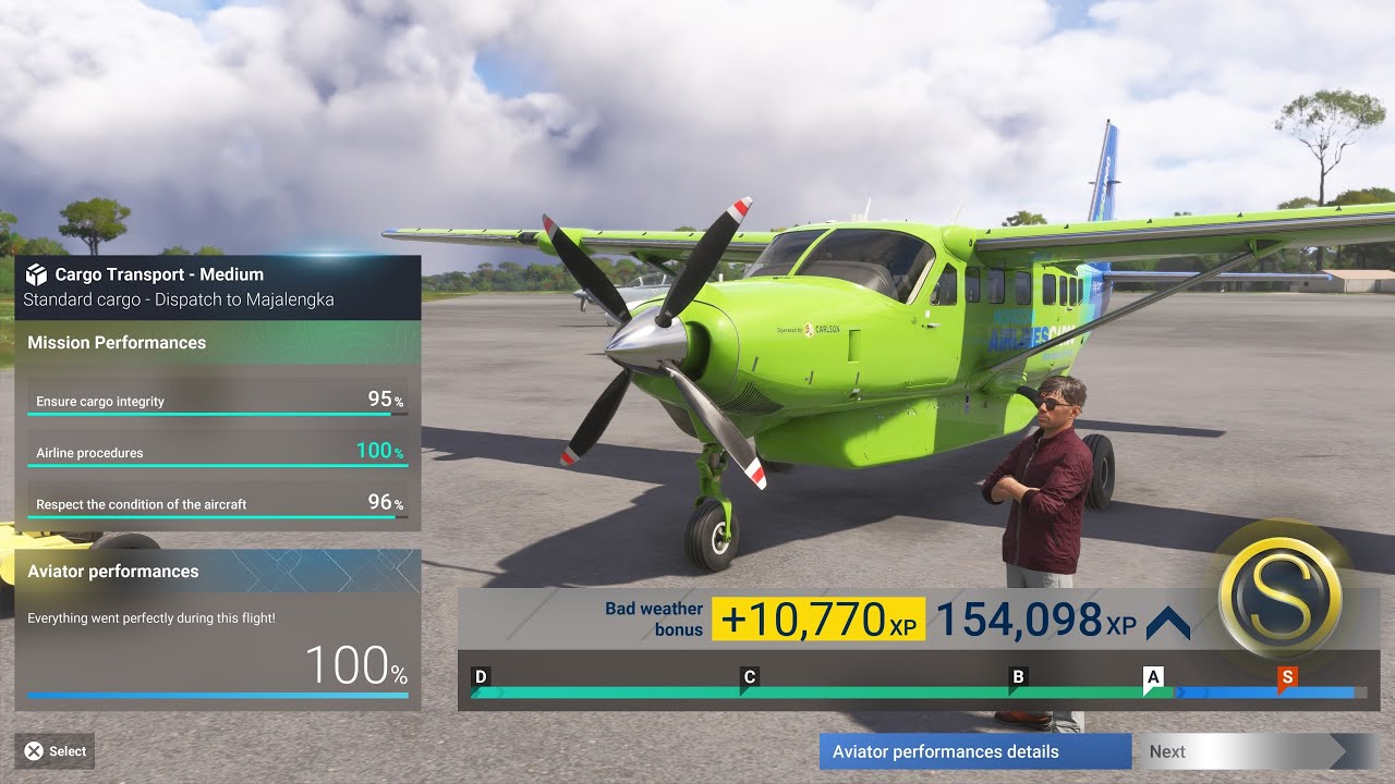 MS Flight Simulator 2024 | Cargo Transport To Majalengka | Rank S
