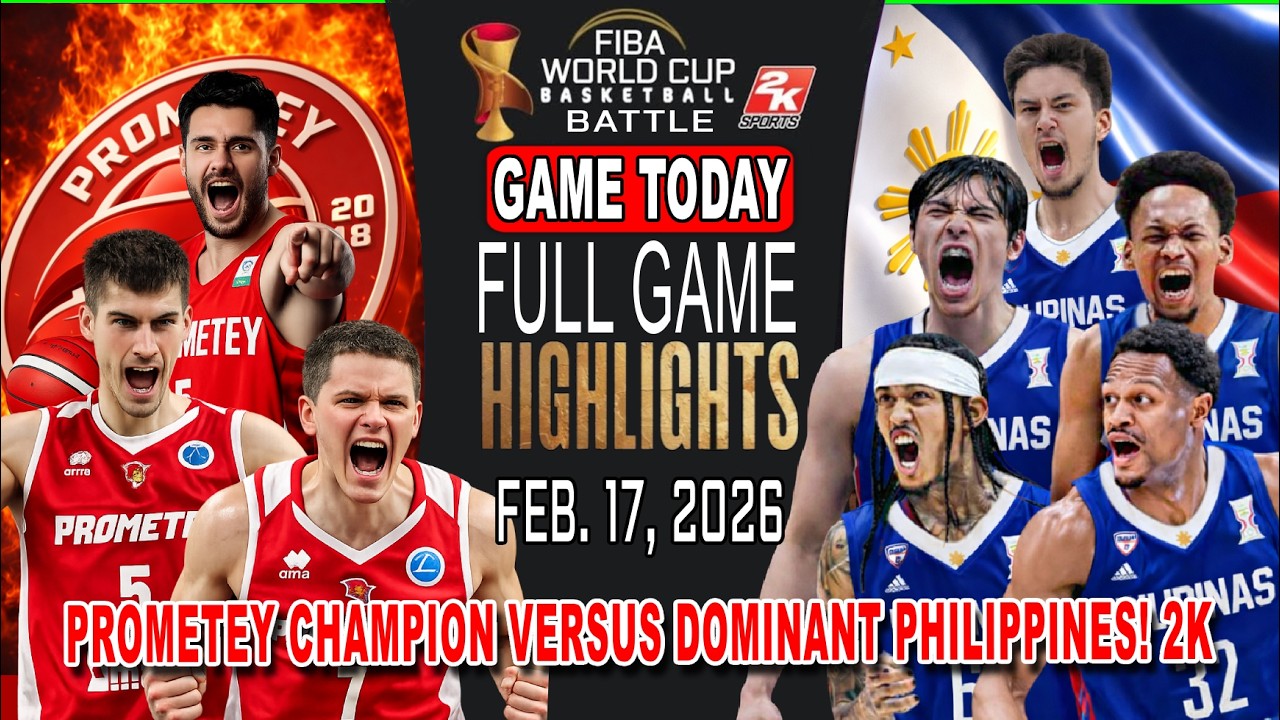 GILAS PILIPINAS vs PROMETEY GAME TODAY February 17, 2026 - Pinas Shocking Clutch Offense & Defense!