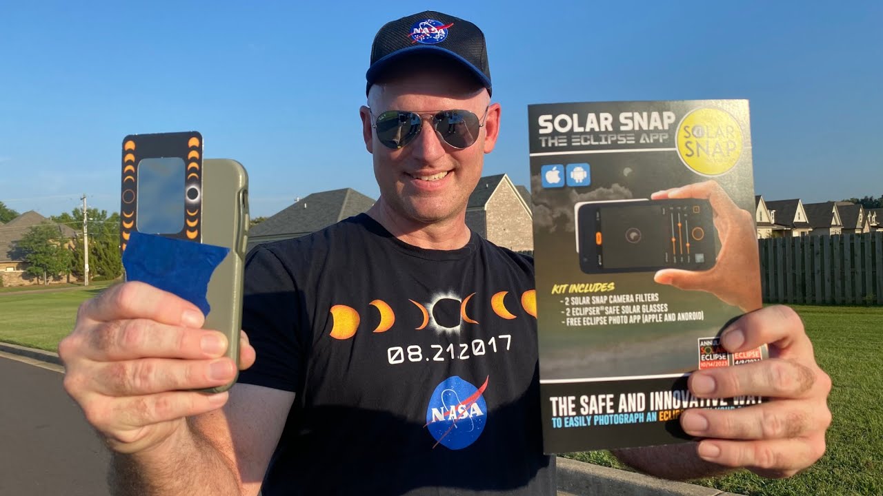 Solar Eclipse- How To Use The Solar Snap App For Your Phone.  2023 Annular, 2024 Total Solar Eclipse