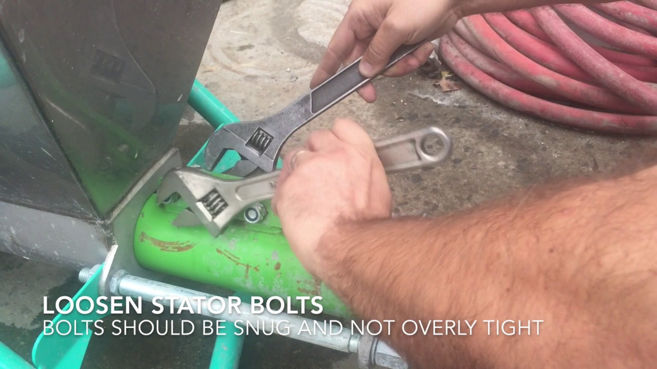 Small 50 rotor stator adjustment