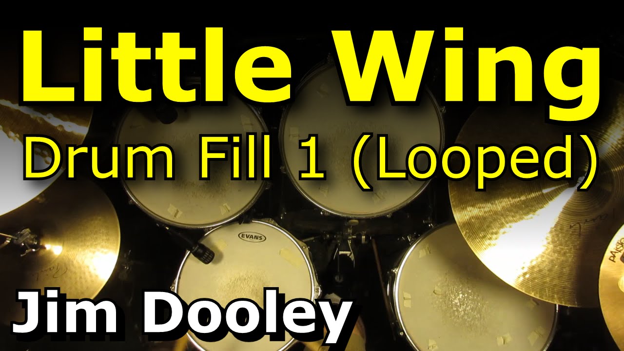 Little Wing First Drum Fill (Looped) - Drum Lesson