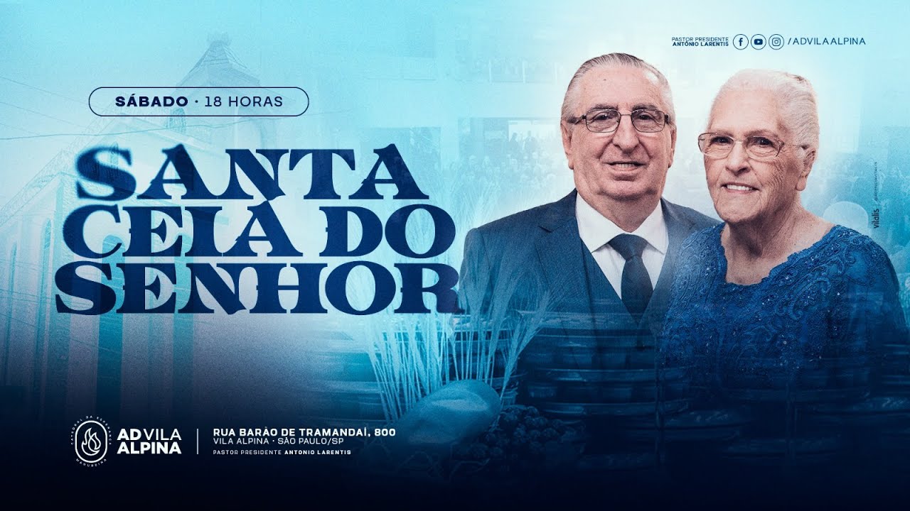 Culto de Santa Ceia com o Pr. Antonio Larentis - 13/12/2025