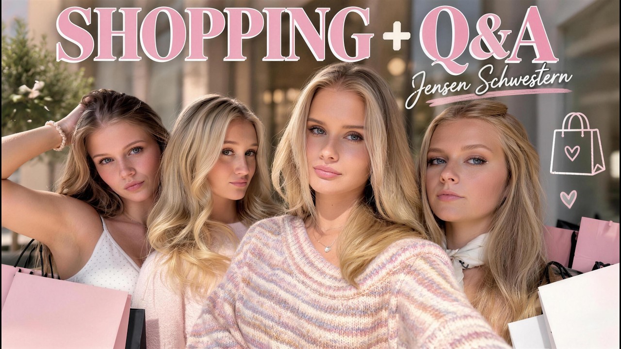 Shoppen mit den Jensen Schwestern 🛍️ + wir beantworten eure Fragen ✨